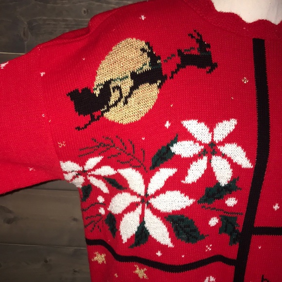 Vintage tacky Christmas sweater - Picture 2 of 7